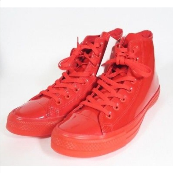 Converse Chuck Taylor Casino Red Patent Leather Hi - Picture 4 of 4